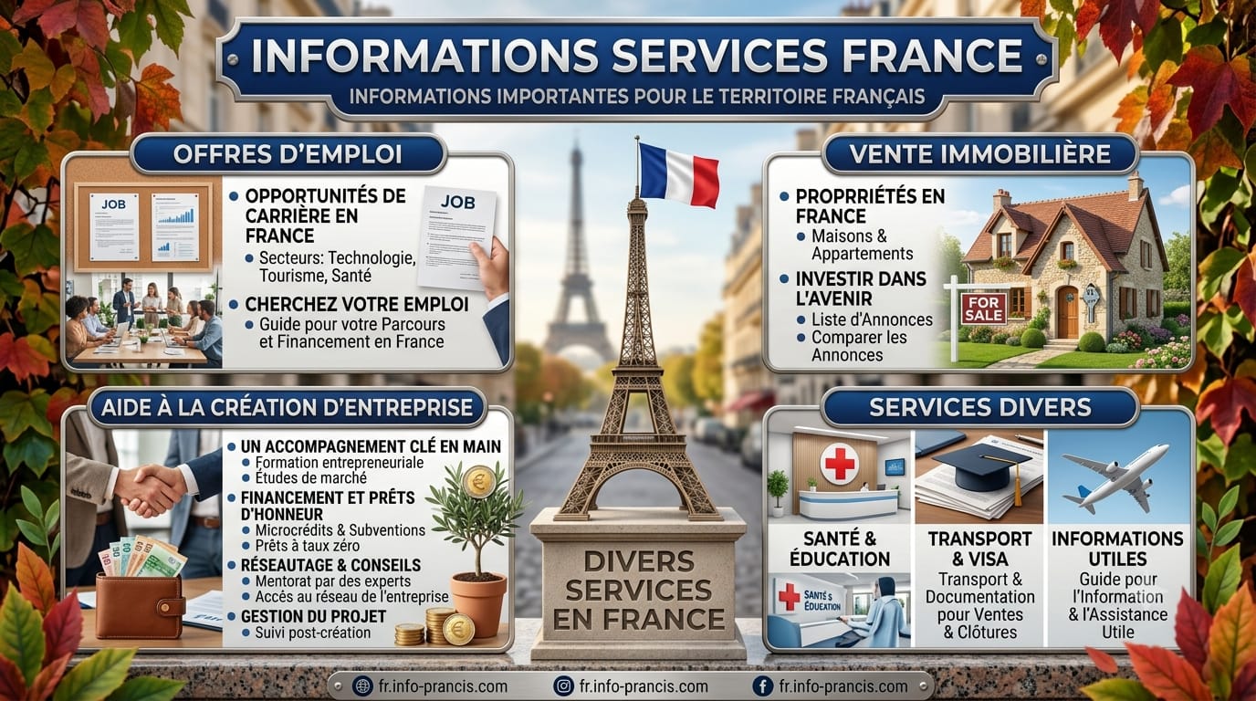 Bannière du service d'information français